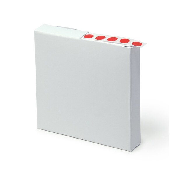 Label Rolls, Cryo, 9.5mm Dots, for 0.5-1.5mL Tubes, Red, 1000PK
